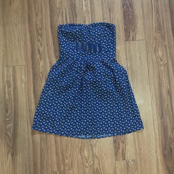 Floral Pattern BeBop strapless mini dress, Size M. - Picture 2 of 5
